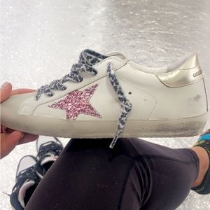 lightly worn golden gooses